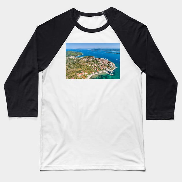 Pašman, Croatia Baseball T-Shirt by ivancoric
